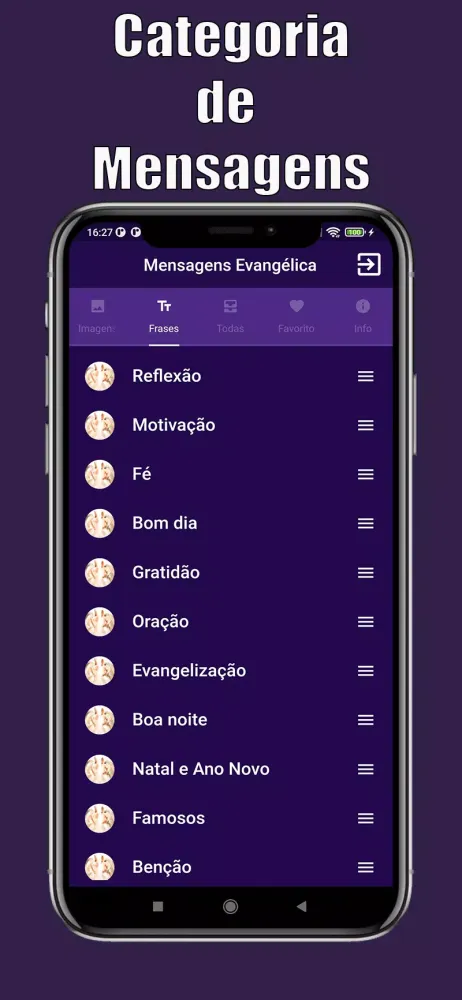 Mensagens e Imagens Evangélica Screenshots