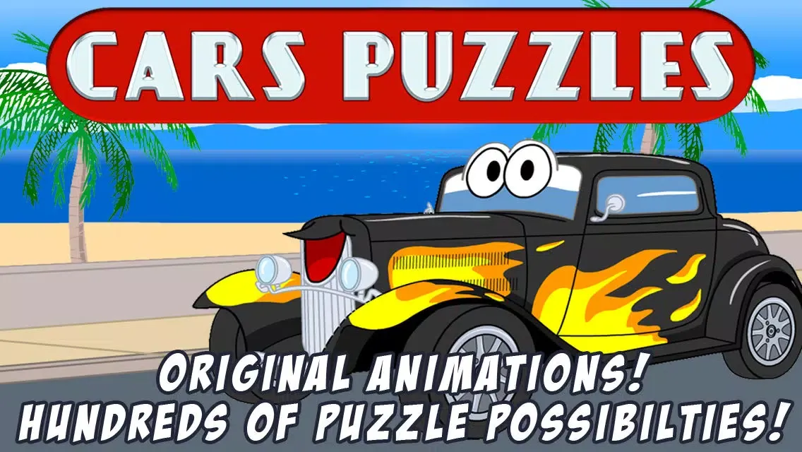 Cars Jigsaw Puzzles - Animated Kids Jigsaw Puzzles with fun Car, Truck And Vehicle Cartoons - By Apps Kids Love, LLC Screenshots
