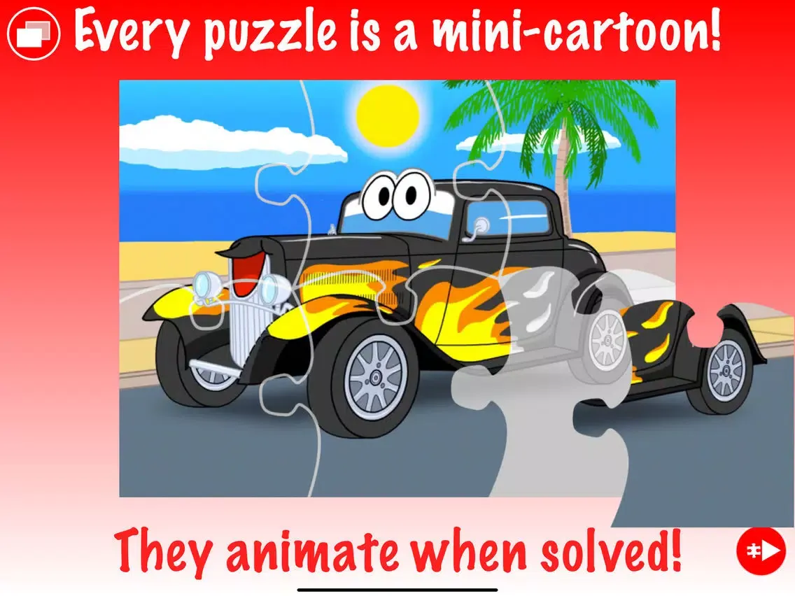 Cars Jigsaw Puzzles for Kids iPad  Ekran Görüntüleri