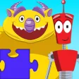 Monster Vs Robot Puzzle - Free Animated Kids Jigsaw Puzzles with Monsters and Robots - By Apps Kids Love, Inc!