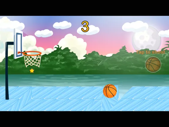 Capturas de tela do Ballhop! Three Point Contest Most Addictive Game iPad 