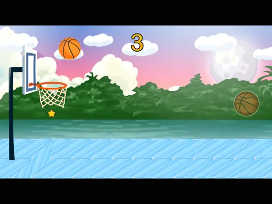 Capturas de tela do Ballhop! Three Point Contest Most Addictive Game iPad 
