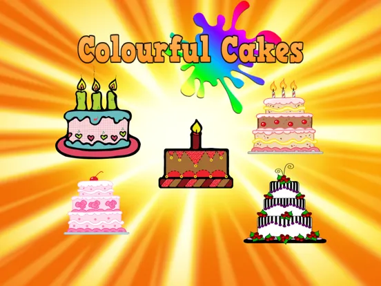Colourful Cake iPad  Screenshots