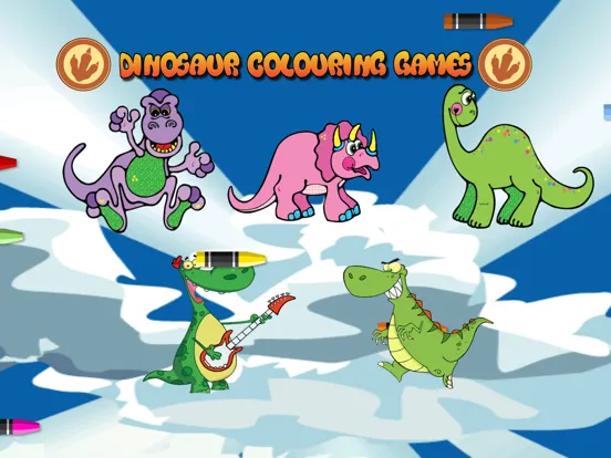 صور Dinosaur Colouring Games iPad 