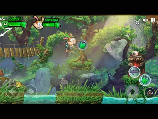ภาพหน้าจอของ little rabbit shooting monster in the island iPad 