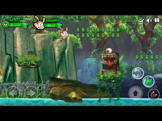 ภาพหน้าจอของ little rabbit shooting monster in the island iPad 