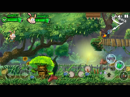 ภาพหน้าจอของ little rabbit shooting monster in the island iPad 