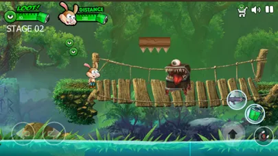ภาพหน้าจอของ little rabbit shooting monster in the island