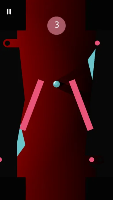 Super marble balls falling in gravity hole game 스크린샷