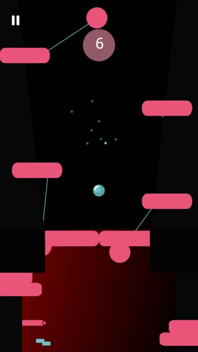 Super marble balls falling in gravity hole game 스크린샷