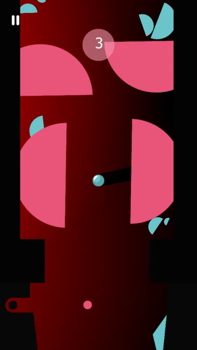 Super marble balls falling in gravity hole game 스크린샷