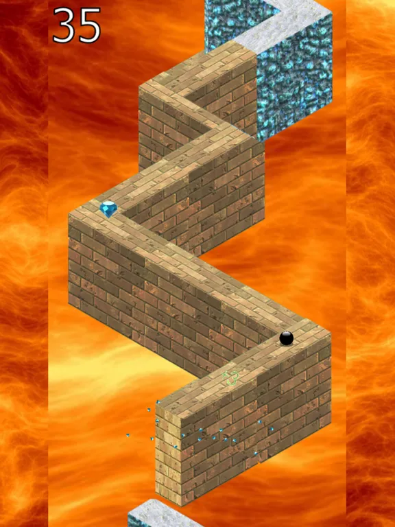 Captures d'écran de Stone Marble Run Rolling Saga Race Mania Hot Games iPad 