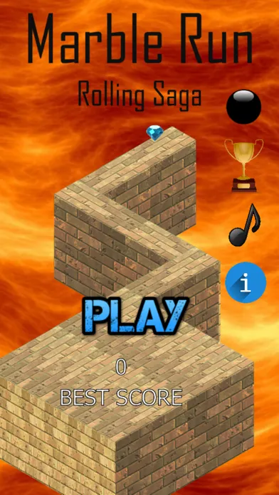 Captures d'écran de Stone Marble Run Rolling Saga Race Mania Hot Games