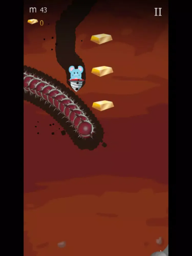 Miner dig the treasure trove in diamond mine game iPad  스크린샷