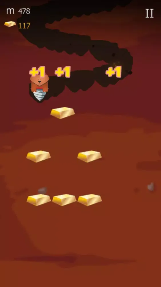 Miner dig the treasure trove in diamond mine game 스크린샷