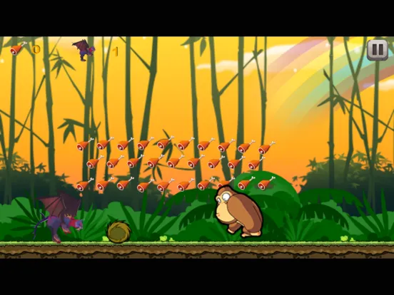 Super monster run adventures in monkey jungle iPad  स्क्रीनशॉट