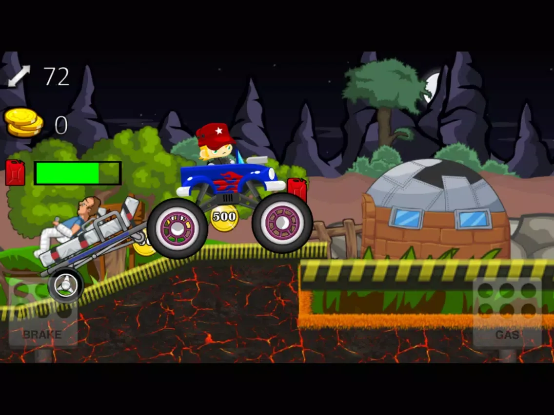 Rescue car hill climb 4x4 off road rush racing iPad  Screenshots