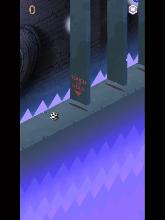 Tangkapan skrin Marble stone dodge & rolling danger route legend iPad 