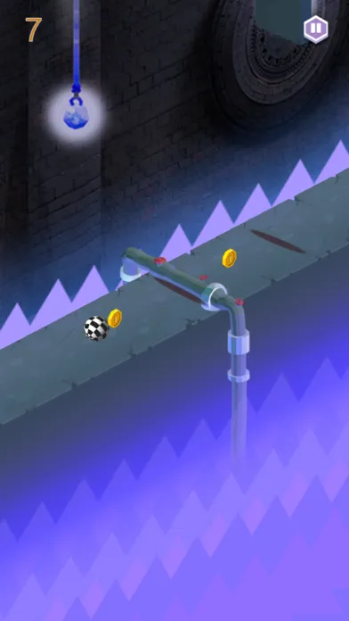 Tangkapan skrin Marble stone dodge & rolling danger route legend