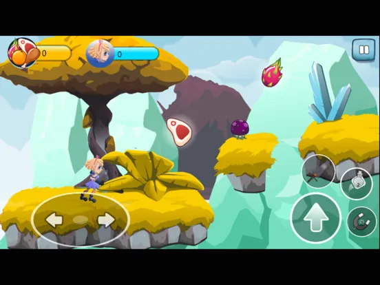 Dino World Adventure Dodge & Fight Game for Kids iPad  Screenshots