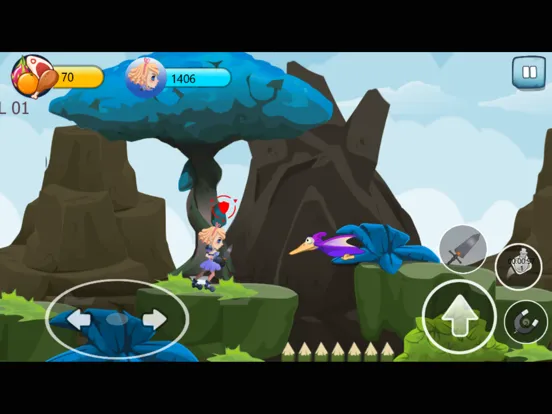 Dino World Adventure Dodge & Fight Game for Kids iPad  Screenshots