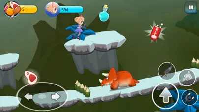 Dino World Adventure Dodge & Fight Game for Kids Screenshots