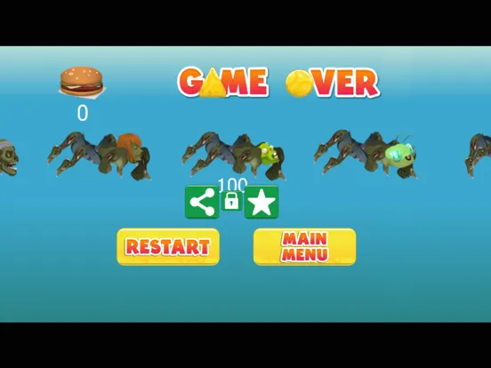 Zombies man evolution endless gravity jump switch iPad  Screenshots
