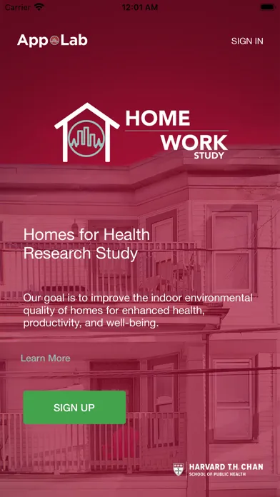 Zrzuty ekranu Harvard Home-Work Study