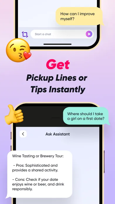 RIZZ AI: Dating Assistant App Screenshots