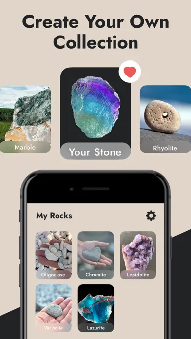 Tangkapan skrin Stone Identifier
