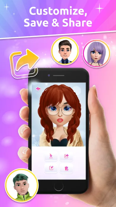 Captures d'écran de Avatar Maker-Character Creator