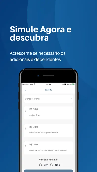 Captures d'écran de Cálculos do Trabalhador CLT