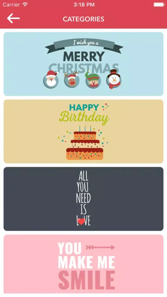 Instant Greeting Cards Screenshots