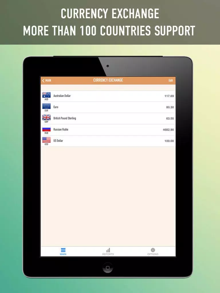 Tangkapan skrin Passbook Manager iPad 