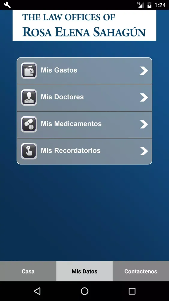 RosaElena SahagúnApp accidente Screenshots