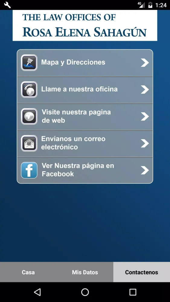 RosaElena SahagúnApp accidente Screenshots