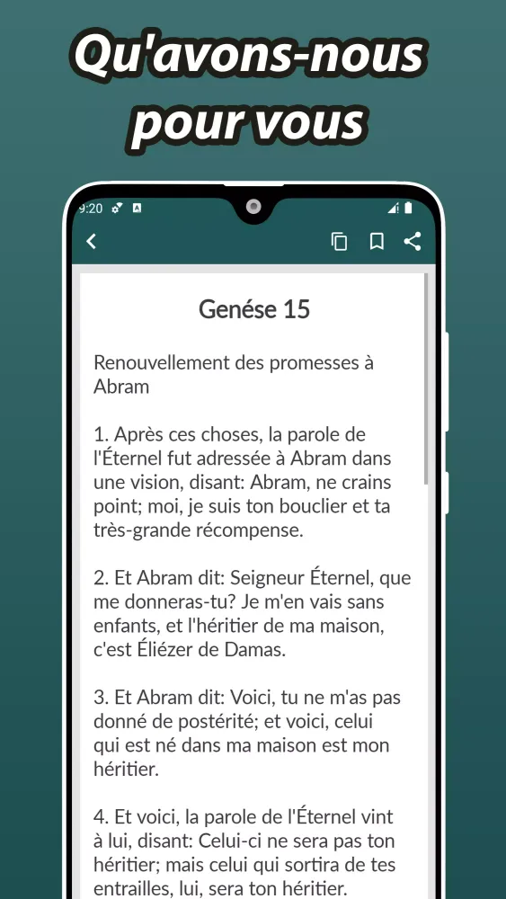 Capturas de pantalla de Sainte Bible Darby en Français