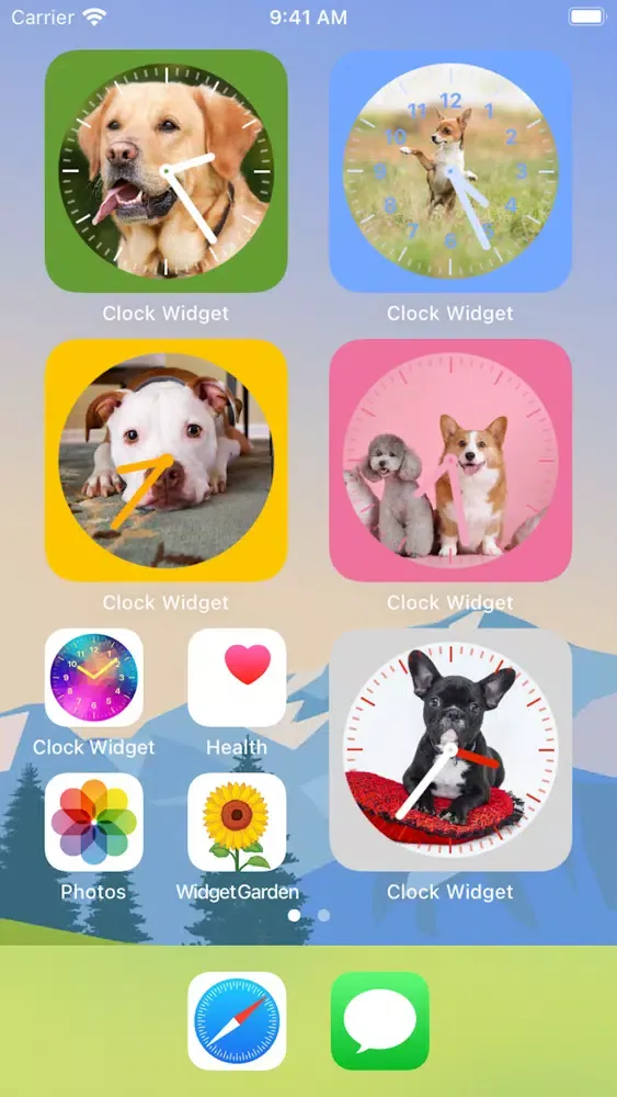 Clock Widget Home Screen Clock 스크린샷