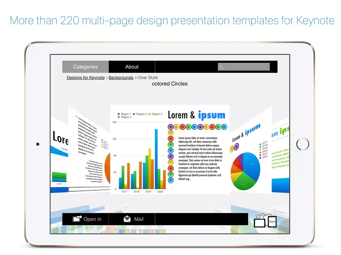 Zrzuty ekranu Designs for Keynote, Edition 2017 iPad 