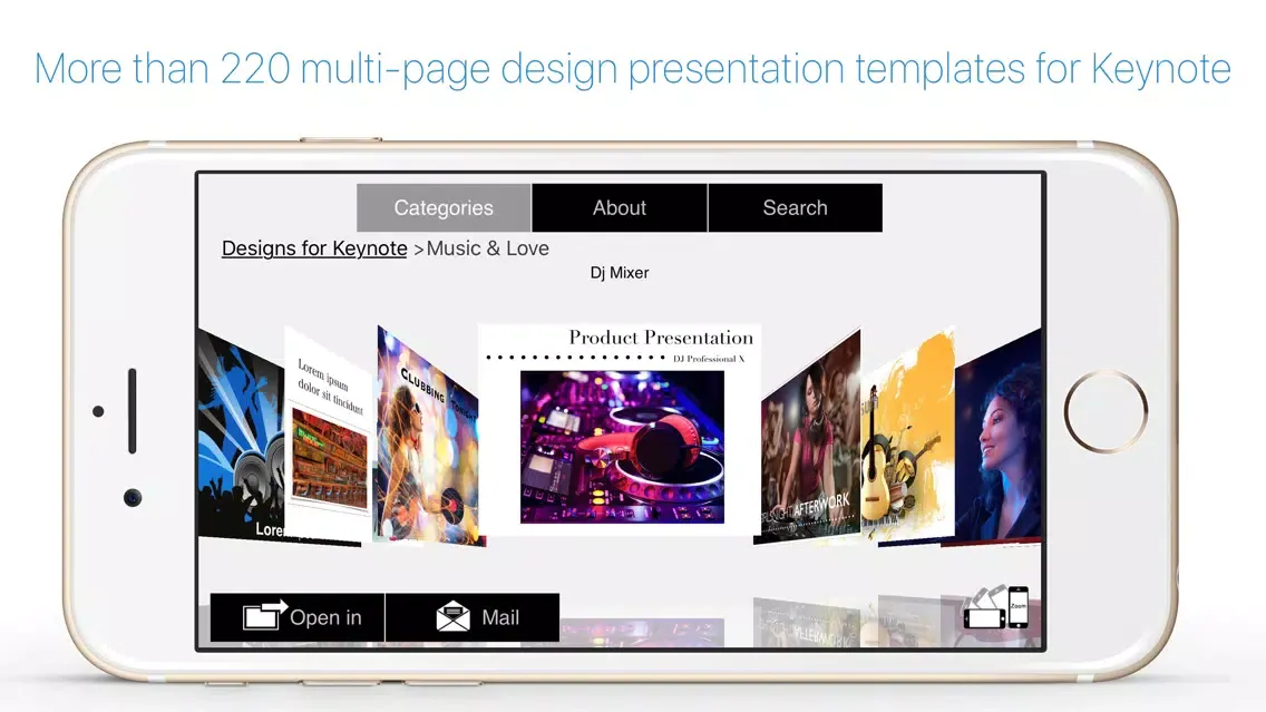 Zrzuty ekranu Designs for Keynote, Edition 2017