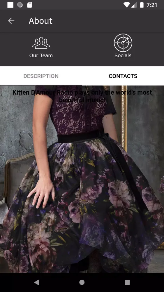 Capturas de pantalla de Kitten D'Amour Radio