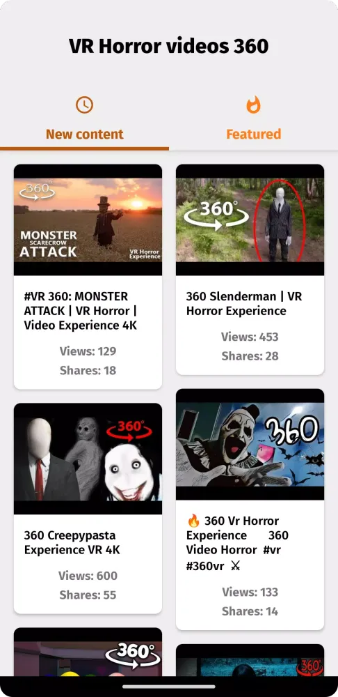 VR Horror Videos 360 Screenshots