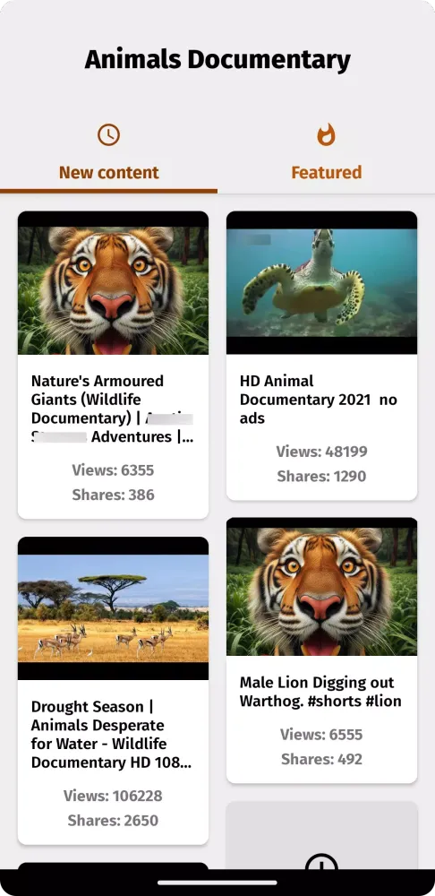 Animals Documentary Online Screenshots