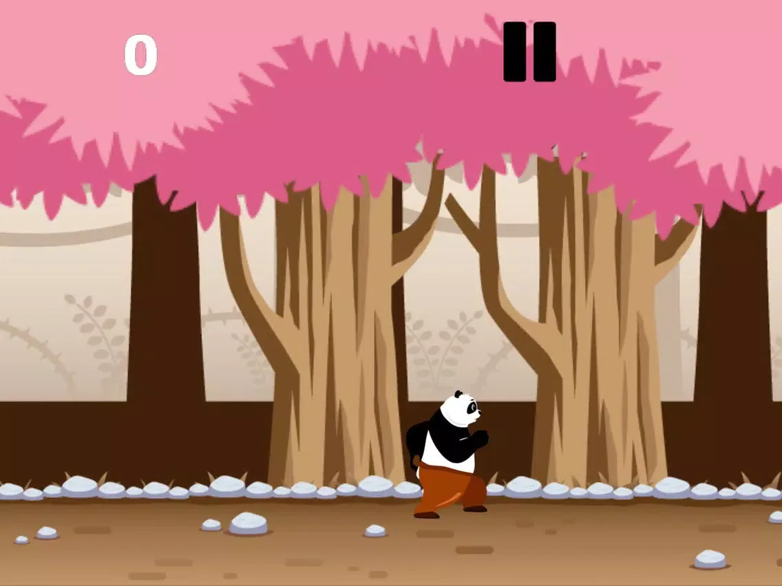 Capturas de pantalla de Jungle Little Panda Run iPad 