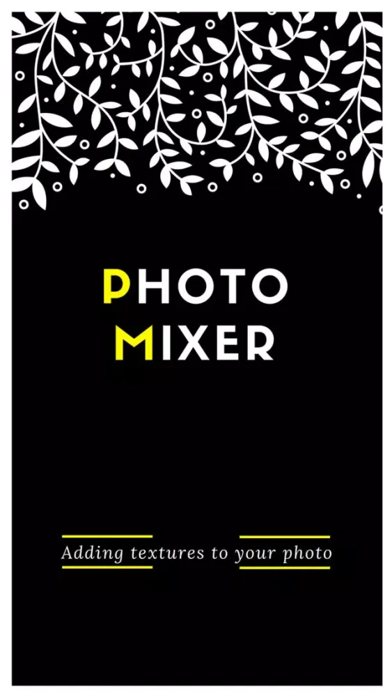 Photo Mixer - Adding textures to your photos স্ক্রিনশট