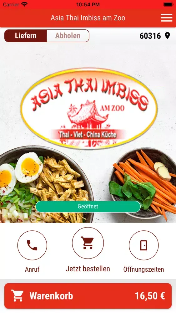 Asia Thai Imbiss Frankfurt Screenshots