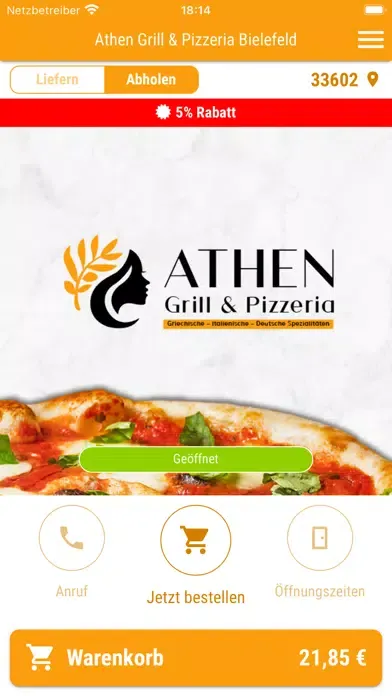 Screenshot di Athen Grill & Pizzeria