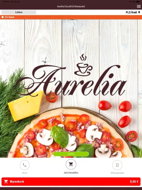 Aurelia Eiscafé & Restaurant iPad  स्क्रीनशॉट