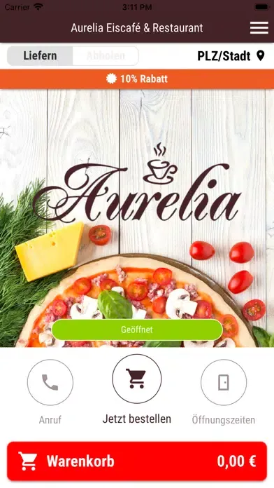 Aurelia Eiscafé & Restaurant स्क्रीनशॉट