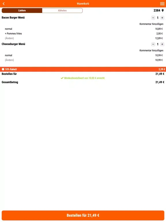 Breitenfurt Kebap & Pizza Eis iPad  Screenshots